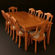 میز ناهارخوری چوبی